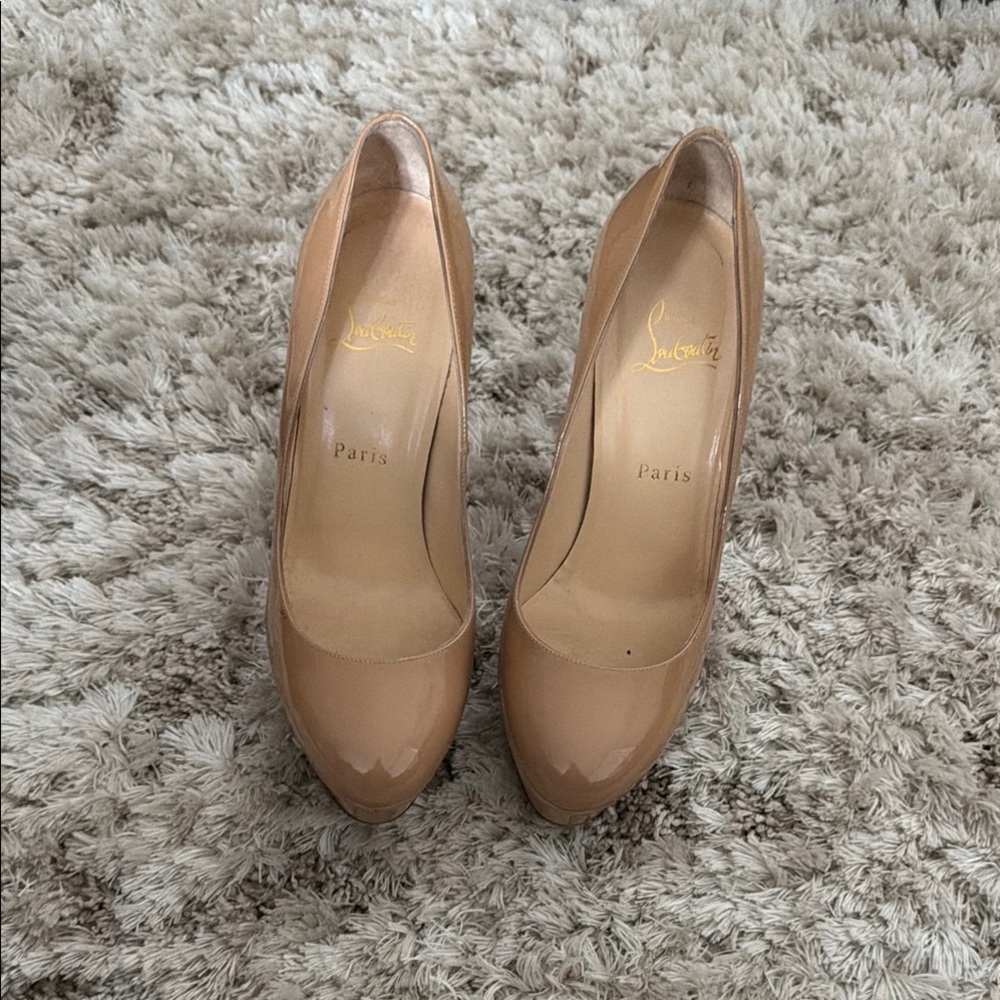 Christian Louboutin Women's Tan Pumps